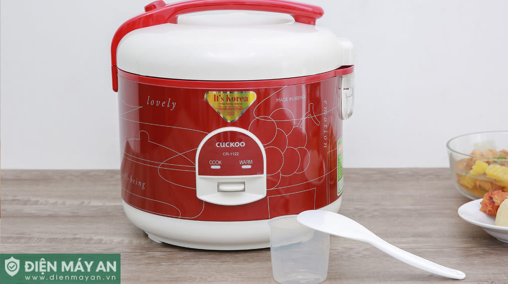 Nồi cơm điện 2.0L Cuckoo CR-1122 - Đỏ